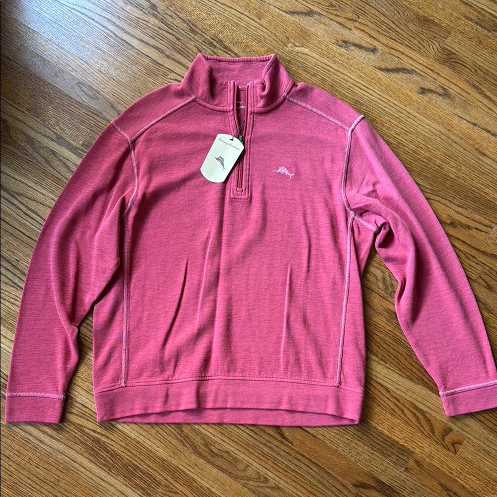Tommy Bahama Quarter-Zip Pullover size small.